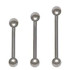 Barbell titanio liso 1,2mm - Distribuidores de piercing